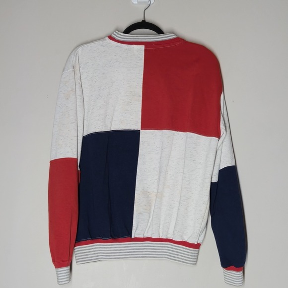 Vintage La Mode Size Medium Walt Disney Mickey Mouse Colorblock 90s Embroidered - Picture 6 of 8